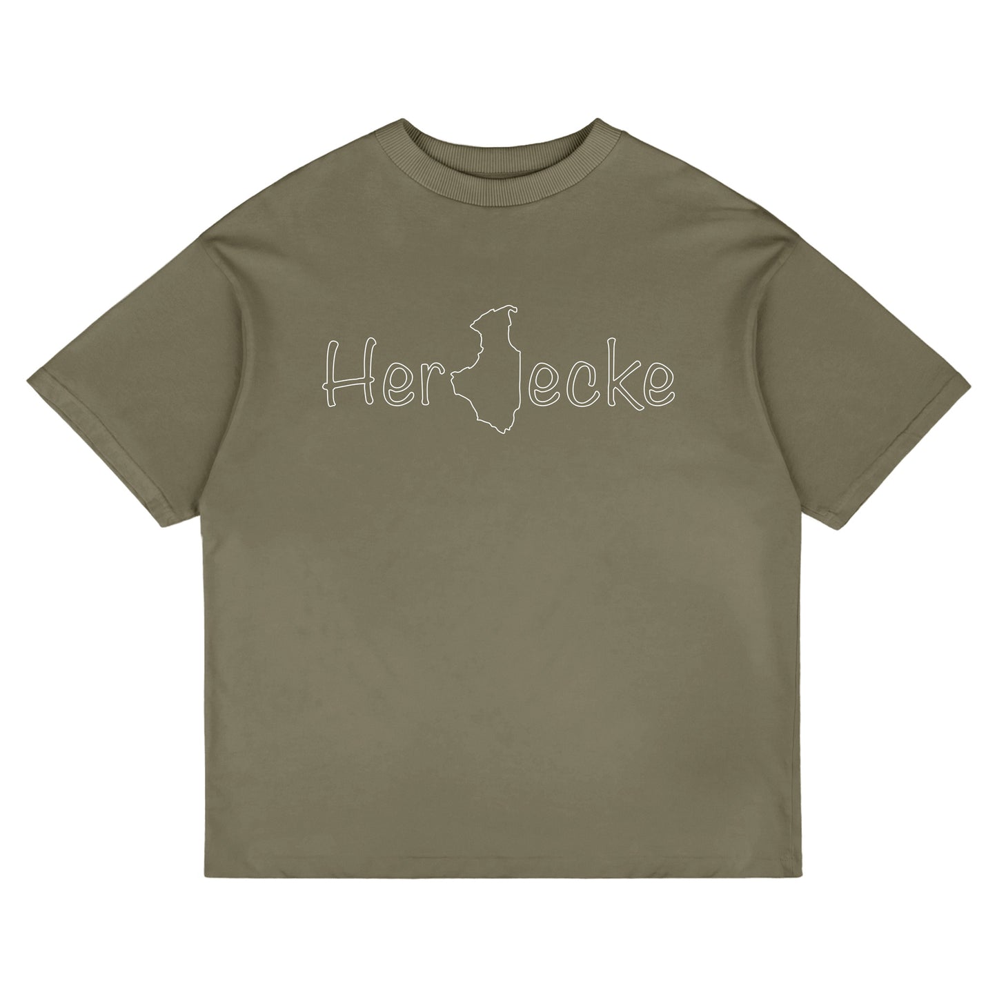 T-Shirt_Mockup_Herdecke_Outline_olive_Front